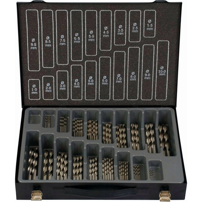 Projahn Metall-Magazin Spiralbohrer ECO HSS-Co 5% DIN 338 - 1 bis 10 mm - 70-teilig Projahn Metall-Magazin Spiralbohrer ECO HSS-Co 5% DIN 338 - 1 bis 10 mm - 70-teilig von PROJAHN Präzisionswerkzeuge GmbH