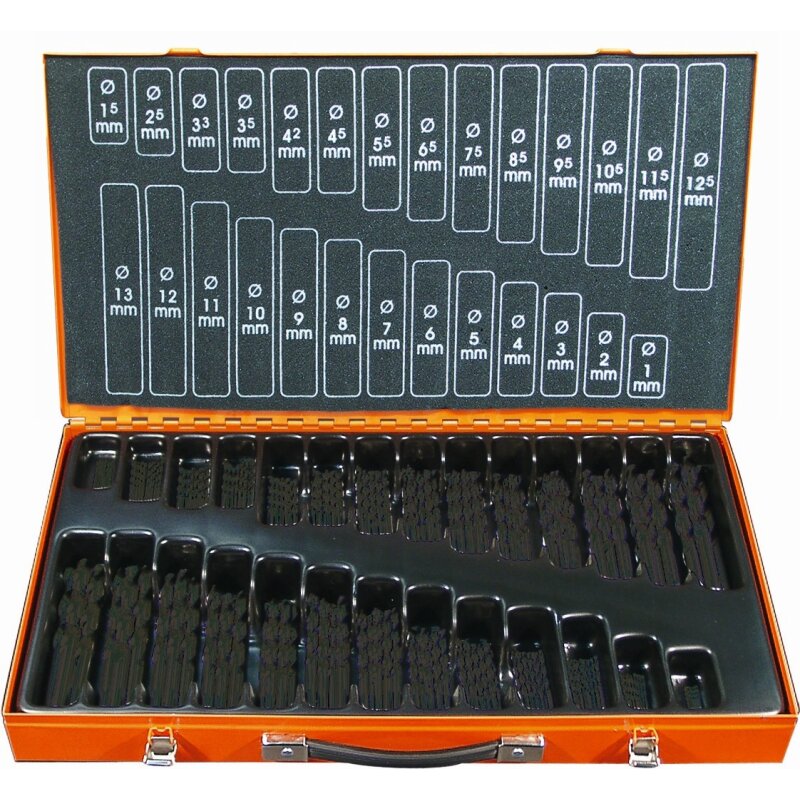 Projahn Metall-Magazin Spiralbohrer HSS-R DIN 338 - 1 bis 13 mm - 220-teilig von PROJAHN Präzisionswerkzeuge GmbH