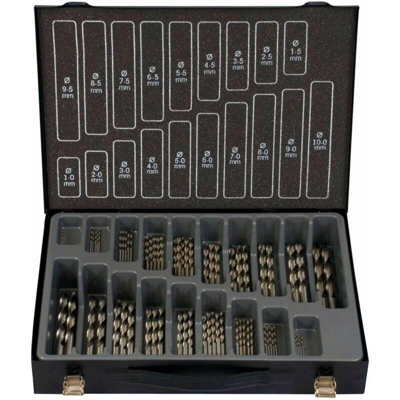 Projahn Metall-Magazin Spiralbohrer HSS-TiN DIN 338 - 1 bis 10 mm - 170-teilig von PROJAHN Präzisionswerkzeuge GmbH