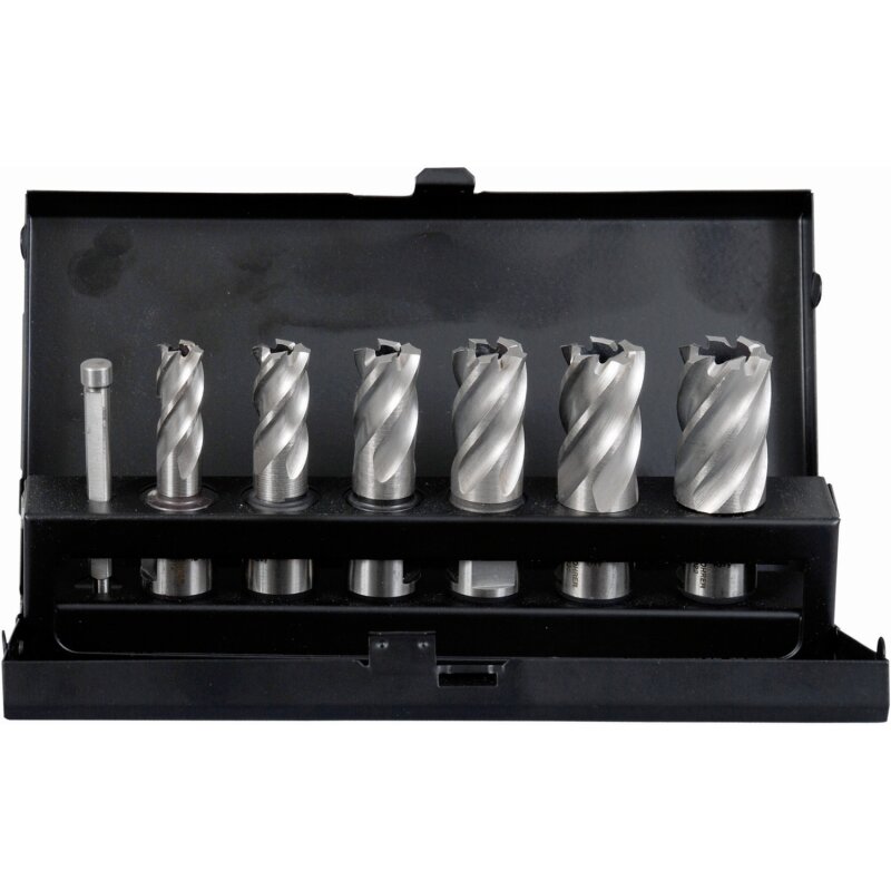 Projahn Sortiment Kernbohrer HSS-G mit Weldon-Schaft 12 bis 22 mm - 7-teilig Projahn Sortiment Kernbohrer HSS-G mit Weldon-Schaft 12 bis 22 mm - 7-teilig von PROJAHN Präzisionswerkzeuge GmbH