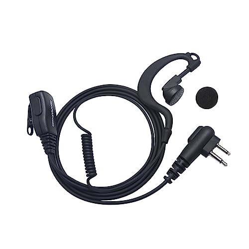 PROMAXPOWER Headset Funkgerät Kompatibel mit Motorola 2 Pin CP040 DP1400 GP300 GP88 GP68 CT150 Pro1150, G-förmiges Ohrhörer Inklusive PTT-Mikrofon, Headset für Walkie Talkie PROMAXPOWER Headset Funkgerät Kompatibel mit Motorola 2 Pin CP040 DP1400 GP300 GP88 GP68 CT150 Pro1150, G-förmiges Ohrhörer Inklusive PTT-Mikrofon, Headset für Walkie Talkie von PROMAXPOWER
