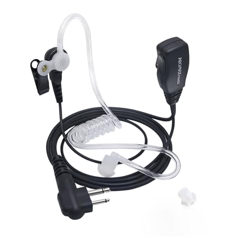 PROMAXPOWER Schallschlauch Funkgerät Kompatibel mit Motorola 2 Pin CP040 DP1400 GP68 GP88 GP300 CT150, Luftschallschlauch-Ohrstöpsel Inklusive PTT-Mikrofon, Ohrhörer Headset für Funkgerät PROMAXPOWER Schallschlauch Funkgerät Kompatibel mit Motorola 2 Pin CP040 DP1400 GP68 GP88 GP300 CT150, Luftschallschlauch-Ohrstöpsel Inklusive PTT-Mikrofon, Ohrhörer Headset für Funkgerät von PROMAXPOWER