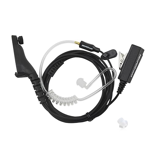 PROMAXPOWER Schallschlauch Funkgerät Kompatibel mit Motorola DP4400 DP4401 DP4600 DP4800 DP4801 DGP4150 XiR-P8200, Luftschallschlauch-Ohrstöpsel Inklusive PTT-Mikrofon, Ohrhörer Headset für Funkgerät PROMAXPOWER Schallschlauch Funkgerät Kompatibel mit Motorola DP4400 DP4401 DP4600 DP4800 DP4801 DGP4150 XiR-P8200, Luftschallschlauch-Ohrstöpsel Inklusive PTT-Mikrofon, Ohrhörer Headset für Funkgerät von PROMAXPOWER