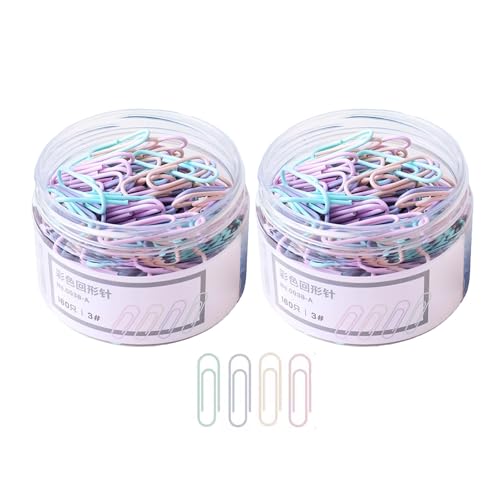 PROMISE FLOURISH Büroklammern, kleine Größe, farbige Büroklammern für Papiere, Büro, Schule, persönlich, 2,8 cm, 320 Stück PROMISE FLOURISH Büroklammern, kleine Größe, farbige Büroklammern für Papiere, Büro, Schule, persönlich, 2,8 cm, 320 Stück von PROMISE FLOURISH