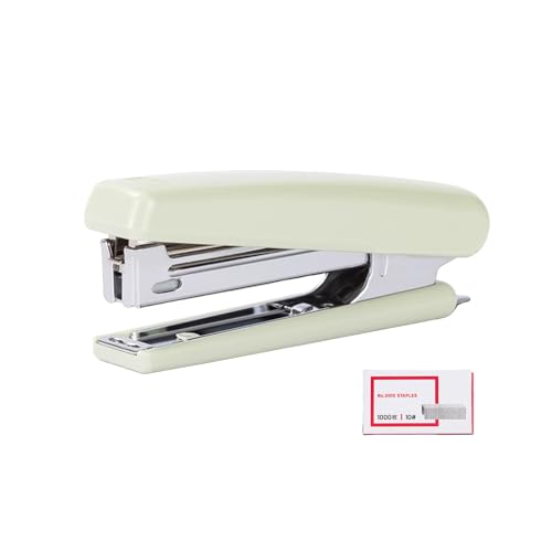 PROMISE FLOURISH Mini-Tacker mit Klammerentferner und 1000 Heftklammern, staufreies Heftgerät-Set (grün) von PROMISE FLOURISH
