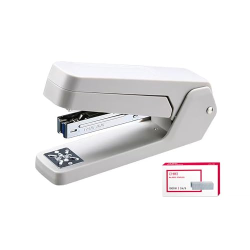 PROMISE FLOURISH Schwenkarm-Drehhefter, 360 Grad drehbarer Hefter, 25 Blatt Kapazität, Mehrzweck-Schreibtischhefter für Büro, Zuhause, Schule (weiß) von PROMISE FLOURISH