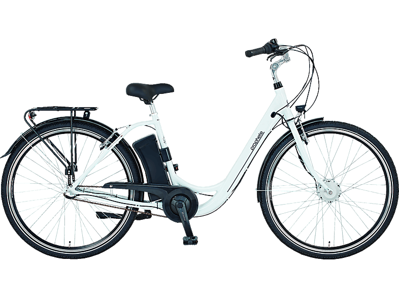 PROPHETE GENIESSER 21.ESC.30 Citybike (Laufradgröße: 28 Zoll, Rahmenhöhe: 48 cm, Damen-Rad, 237.5 Wh, Kreide glanz) von PROPHETE