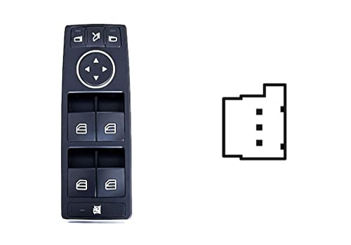 Fensterheber Knopf hergestellt für Mercedes CLA C117 2013 SX Tasten 3 PIN Rt rip+Alz pos el A1669054400 von PROPOSTEONLINE