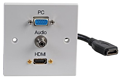 AV-Wandplatte mit VGA, HDMI mit Fly Lead & Audio Female Connectors von PROSIGNAL