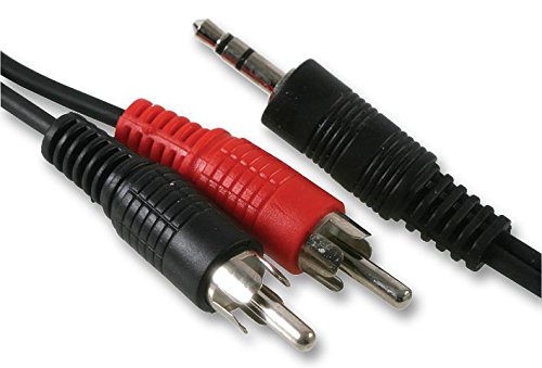 Pro Signal 1TR-303 3,5 mm Stereo-Klinkenstecker auf 2 x Cinch-Stecker, Schwarz, 3 m Pro Signal 1TR-303 3,5 mm Stereo-Klinkenstecker auf 2 x Cinch-Stecker, Schwarz, 3 m von PROSIGNAL