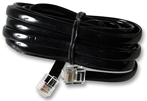 Pro Signal 31031R Modemkabel, RJ12 Stecker auf Stecker, 3 m, Weiß von PROSIGNAL