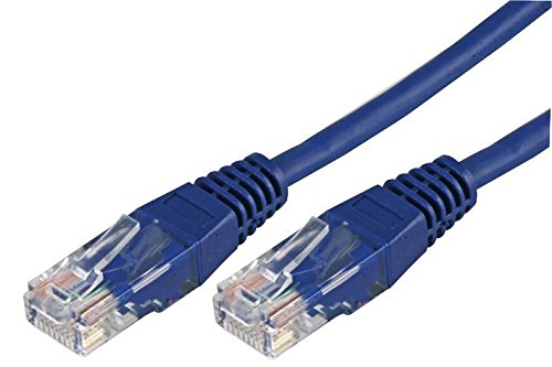 Pro Signal CCAPLEAD 10MBLUE RJ45 Ethernet-Patchkabel mit CCA-Leiter, 10 m, Blau von PROSIGNAL