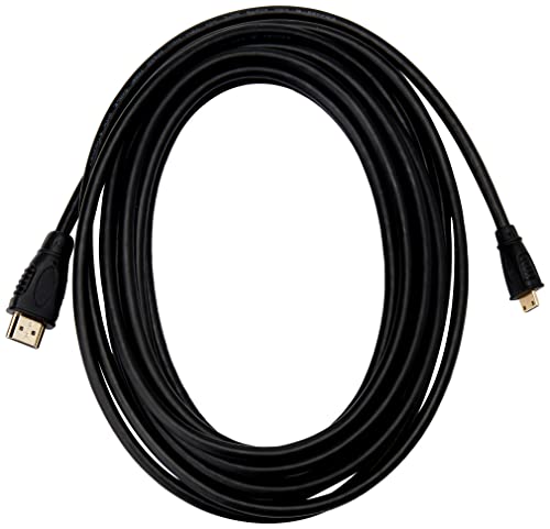 Pro Signal CDLHD-205 HDMI Mini C Stecker auf HDMI A Stecker Kabel, 5 m von PROSIGNAL