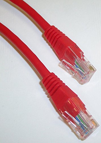 Pro Signal Cat5e Ethernet-Patchkabel, 1 m, Rot von PROSIGNAL