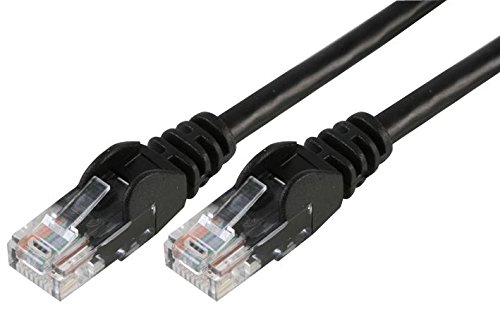 Pro Signal Cat5e UTP-Patchkabel, 1 m, Schwarz Pro Signal Cat5e UTP-Patchkabel, 1 m, Schwarz von PROSIGNAL