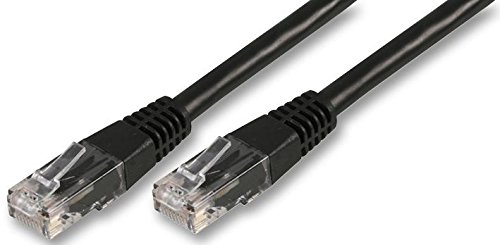 Pro Signal Cat6 RJ45 Ethernet-Patchkabel, 1 m, Schwarz von PROSIGNAL