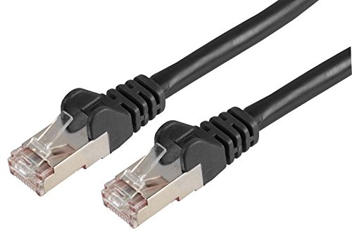 Pro Signal Cat6a LSOH RJ45 Ethernet-Patchkabel, 20 m, Schwarz von PROSIGNAL