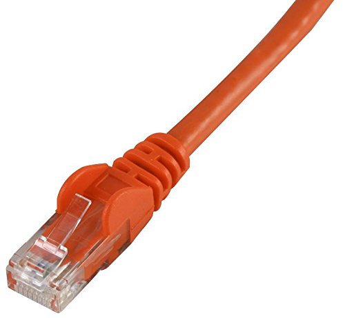 Pro Signal Ethernet-Patchkabel (Cat6, snagless, UTP, 0,5 m), Orange von PROSIGNAL