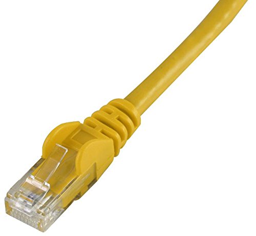 Pro Signal Ethernet-Patchkabel (Cat6, snagless, UTP, 0,5 m) Gelb von PROSIGNAL