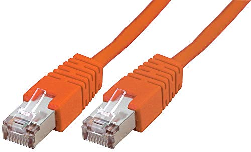 Pro Signal Ethernet-Patchkabel RJ45 auf RJ45 Cat5e S/FTP, 10 m, Orange von PROSIGNAL