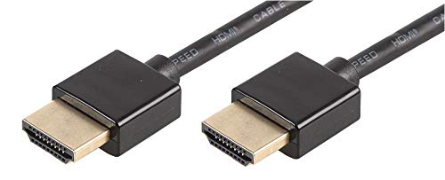 Pro Signal High Speed 4K UHD HDMI-Kabel mit Ethernet, 1 m, Schwarz von PROSIGNAL