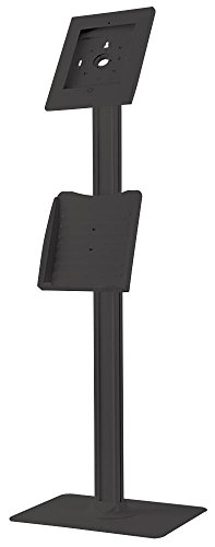 Pro Signal Kiosk Ständer für iPad 2/3 / 4 / Air 1/2 (Anti-Diebstahl), Schwarz von PROSIGNAL