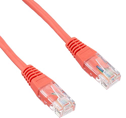 Pro Signal PS11084 Ethernet-Patchkabel, RJ45, Stecker auf Stecker, Cat5e, UTP, niedrig, 0,5 m, Orange von PROSIGNAL