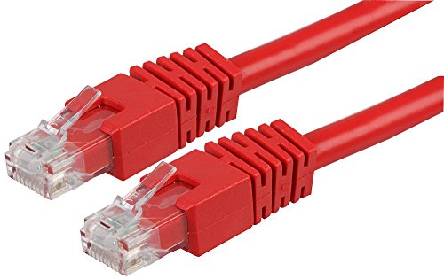 Pro Signal PS11159 Ethernet-Patchkabel, RJ45, Stecker auf Stecker, Cat6, UTP, 30 m, Rot von PROSIGNAL