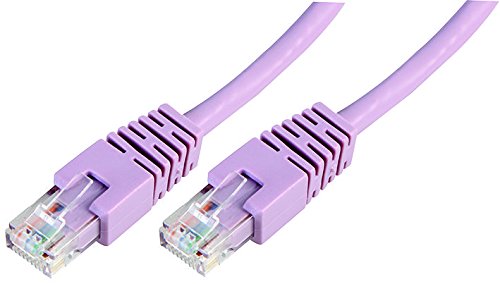 Pro Signal PS11191 Ethernet-Patchkabel, RJ45, Stecker auf Stecker, Cat6, UTP, 1 m, Violett von PROSIGNAL