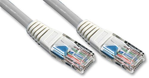 Pro Signal PS11231 Ethernet-Patchkabel, RJ45, Stecker auf Stecker, Cat5e, UTP, LSOH, 1 m, Grau von PROSIGNAL
