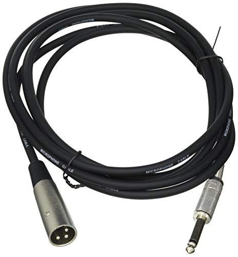 Pro Signal PSG01340 6,35 mm Mono-Klinkenstecker auf 3-poligen XLR-Stecker, 3 m, Schwarz Pro Signal PSG01340 6,35 mm Mono-Klinkenstecker auf 3-poligen XLR-Stecker, 3 m, Schwarz von PROSIGNAL