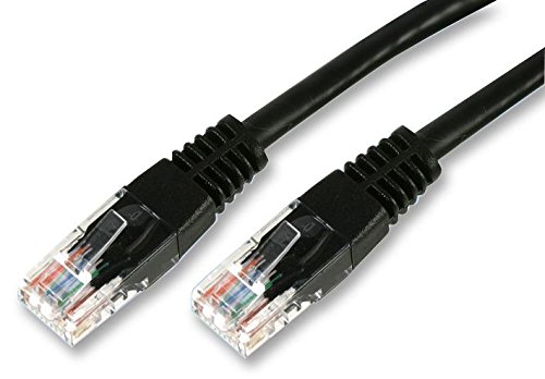 Pro Signal PSG02598 Cat5e RJ45 Ethernet-Patchkabel, 1 m, Schwarz von PROSIGNAL