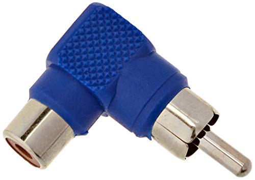 Pro Signal PSG02739 Phono-Adapter, 90 Grad, Gold, Blau von PROSIGNAL
