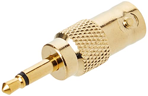 Pro Signal PSG02771 Adapter, BNC-Buchse auf 3,5-mm-Klinkenstecker, Gold von PROSIGNAL