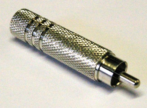 Pro Signal PSG02788 Adapter, 6,35 mm Klinke Mono Buchse auf Phono Stecker von PROSIGNAL
