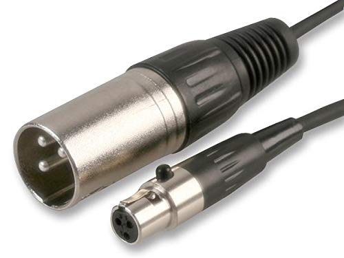 Pro Signal PSG02966 3-poliger XLR-Stecker auf Mini-XLR-Buchse, 6 m, Schwarz Pro Signal PSG02966 3-poliger XLR-Stecker auf Mini-XLR-Buchse, 6 m, Schwarz von PROSIGNAL