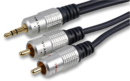 Pro Signal PSG03112 3,5 mm Stereo-Klinkenstecker auf 2 x Cinch-Stecker, 0,5 m, Blau Pro Signal PSG03112 3,5 mm Stereo-Klinkenstecker auf 2 x Cinch-Stecker, 0,5 m, Blau von PROSIGNAL