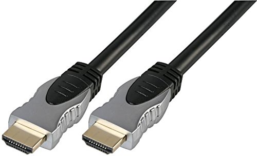 Pro Signal PSG03763 High Speed 4K UHD HDMI-Kabel mit Ethernet, vergoldete Stecker, 1,5 m, Schwarz von PROSIGNAL