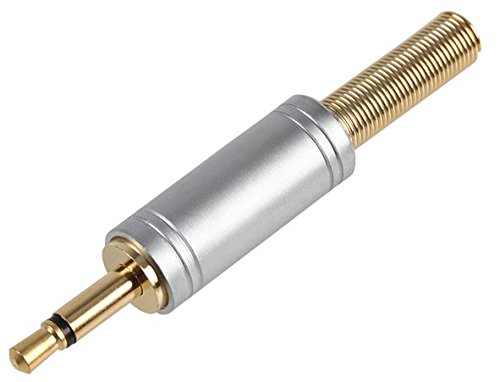 Pro Signal PSG03878 Stecker, 3,5 mm Klinkenstecker, 2-polig, Metall mit Zugentlastung von PROSIGNAL