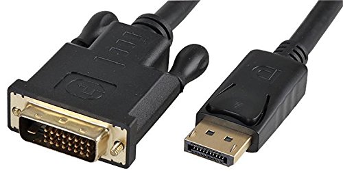 Pro Signal PSG04045 DisplayPort Stecker auf DVI Stecker, 0,5 m von PROSIGNAL