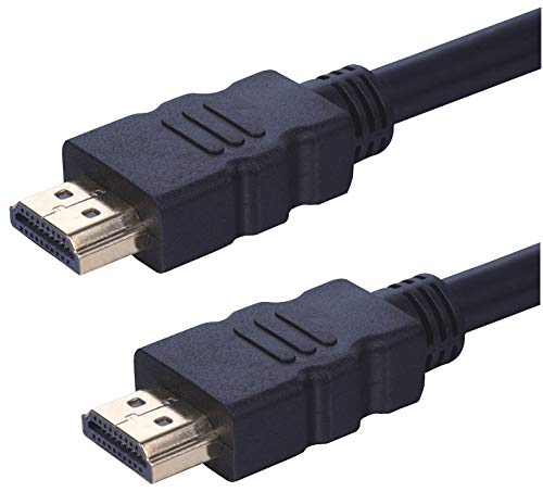 Pro Signal PSG04126 HDMI-Kabel mit Ethernet, Stecker auf Stecker, vernickelte Kontakte, Länge 10 m, Schwarz von PROSIGNAL