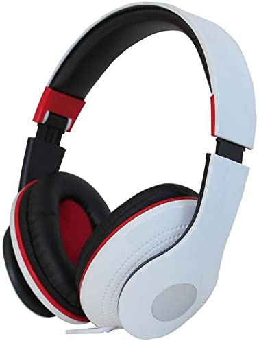 Pro Signal PSG08460 Faltbare Kopfhörer, 1,5 m Kabellänge und 3,5 mm Klinke, Weiß von PROSIGNAL