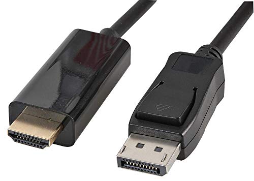 Pro Signal PSG3259 DisplayPort auf HDMI-Kabel, 1 m, Schwarz Pro Signal PSG3259 DisplayPort auf HDMI-Kabel, 1 m, Schwarz von PROSIGNAL