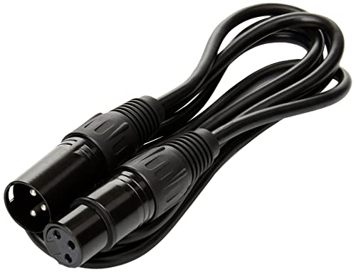 Pro Signal PSG3337-XLR-Mikrofonkabel, 3-polig, XLR-Stecker auf XLR-Buchse, 1,5 m, Schwarz von PROSIGNAL