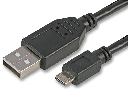 Pro Signal PSG90341 USB 2.0 A-Stecker auf Micro-B-Stecker, 1,8 m, Schwarz Pro Signal PSG90341 USB 2.0 A-Stecker auf Micro-B-Stecker, 1,8 m, Schwarz von PROSIGNAL