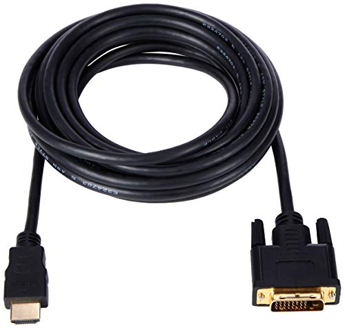 Pro Signal PSG90345 HDMI-A-Stecker auf DVI-D-Stecker, vergoldete Anschlüsse, 5 m von PROSIGNAL