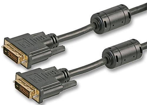Pro Signal PSG90590 DVI-D Dual Link Stecker auf Stecker, 5 m, Schwarz von PROSIGNAL