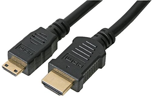 Pro Signal PSG90633 HDMI-A-Stecker auf Mini-C-Stecker, 2 m, Schwarz von PROSIGNAL