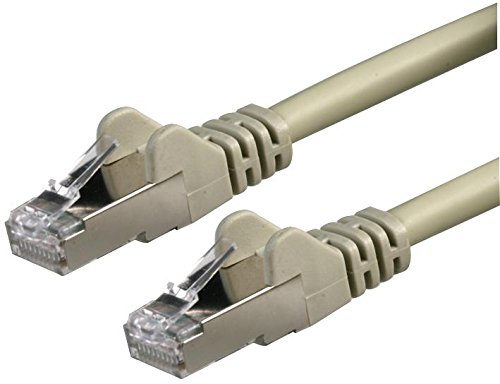 Pro Signal PSG90802 Cat6a LSOH RJ45 Ethernet-Patchkabel, 10 m, Grau von PROSIGNAL