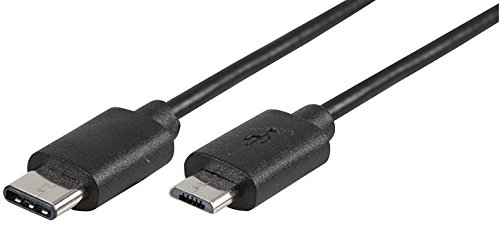 Pro Signal PSG91207 USB 2.0 Micro B Stecker auf Typ-C Kabel, 1 m von PROSIGNAL